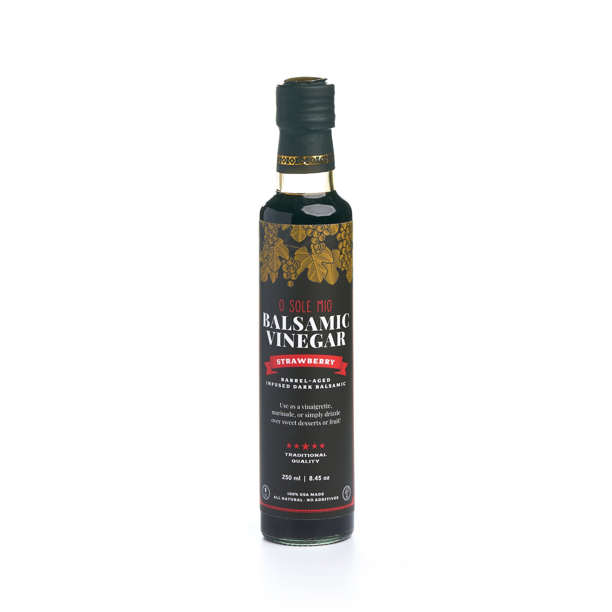 Strawberry Infused Dark Balsamic Vinegar